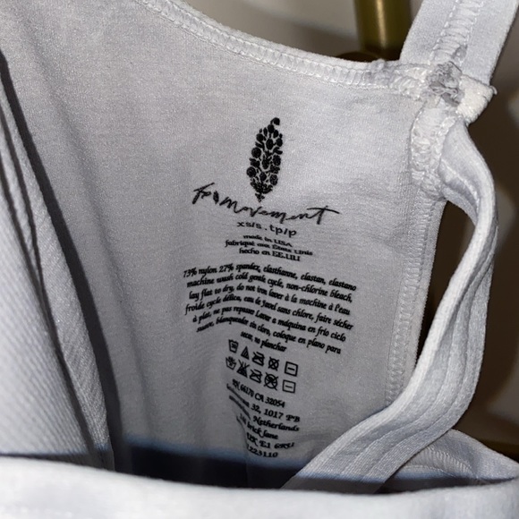 Free People Movement Good Karma Onesie NWOT in GREY size XS/S - Picture 9 of 9